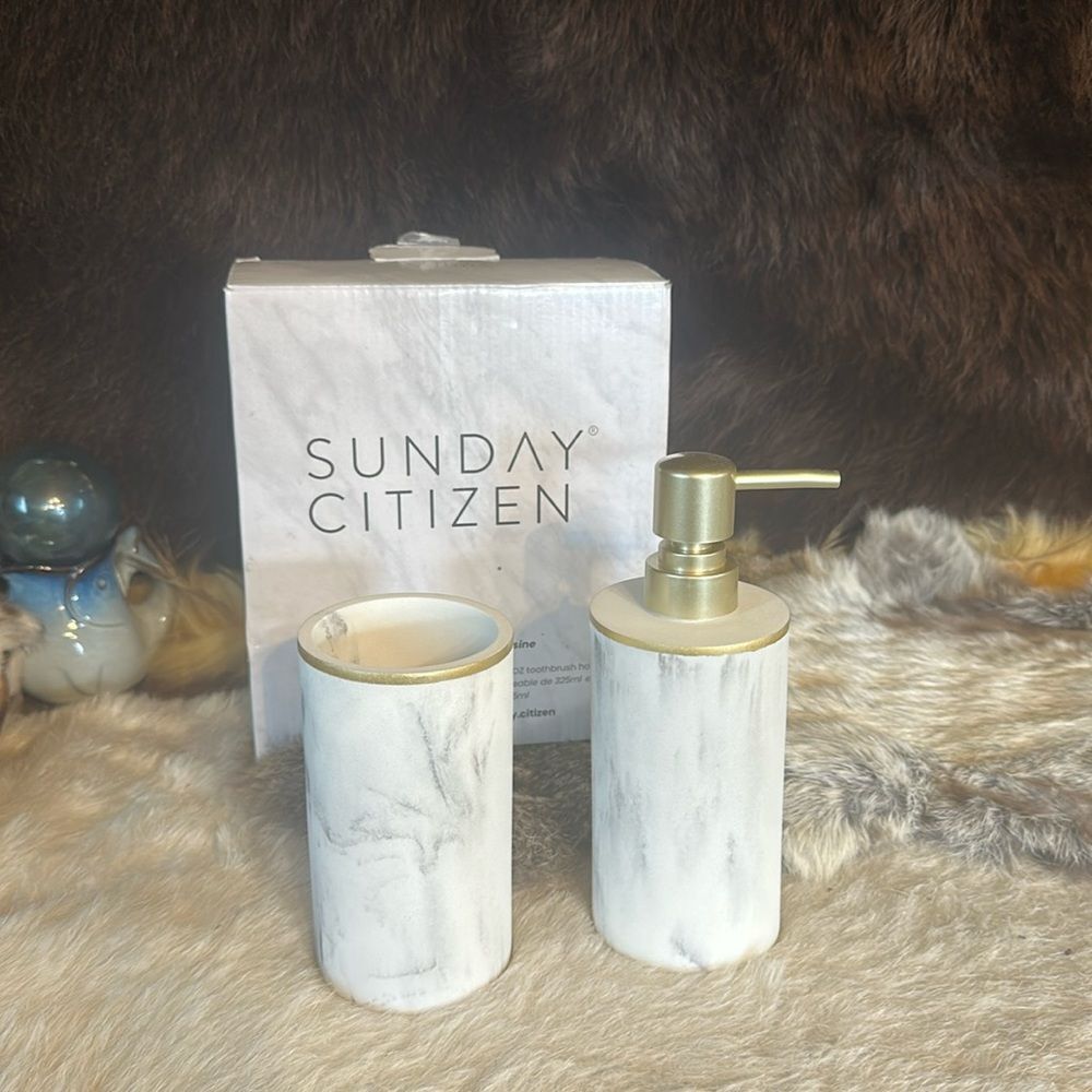 Sunday Citizen resin bath set (6024Dshy)